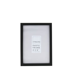 MARCO MADERA NEGRO BORDES FINOS 10 X 15 CM | 4 UNIDADES | (WIDDOP)