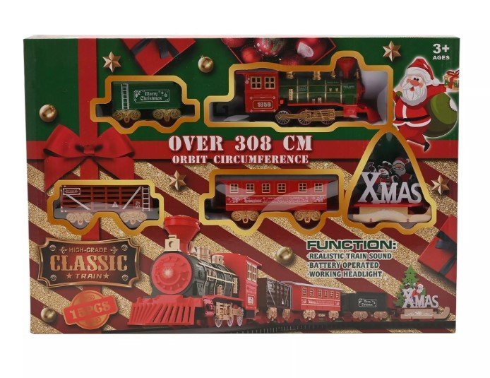 Tren Navideño 15 Piezas con Luces y Sonido WIDDOP Navidad Imagen principal del producto