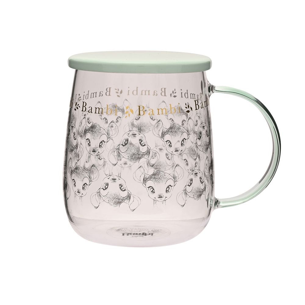 Taza Cristal Disney con Tapa Bambi Imagen principal del producto