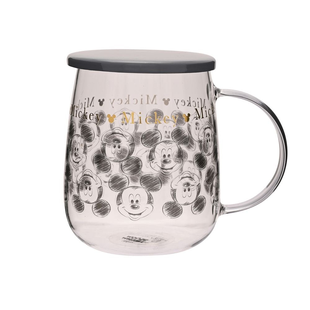Taza Cristal Disney con Tapa Mickey Imagen principal del producto