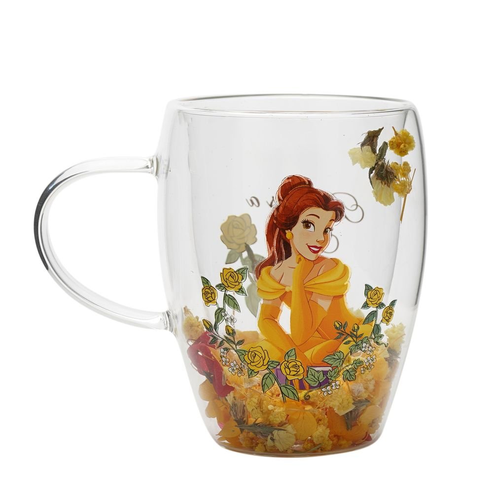 TAZA CRISTAL FLORES SECAS BELLA | WIDDOP DISNEY | 1 UNIDAD | 5063322117677 Imagen principal del producto