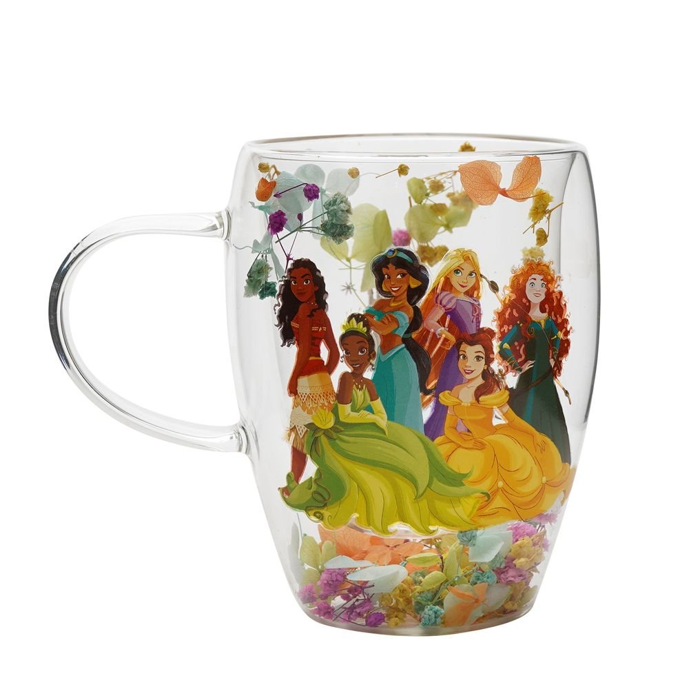 TAZA CRISTAL FLORES SECAS PRINCESAS | WIDDOP DISNEY | 1 UNIDAD | 5063322117707 Imagen principal del producto