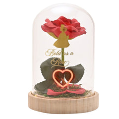 PRINCESAS DISNEY FLORES EN CAMPANA CON LUZ NEON BELLA | WIDDOP DISNEY | 1 UNIDAD | 5063322118001