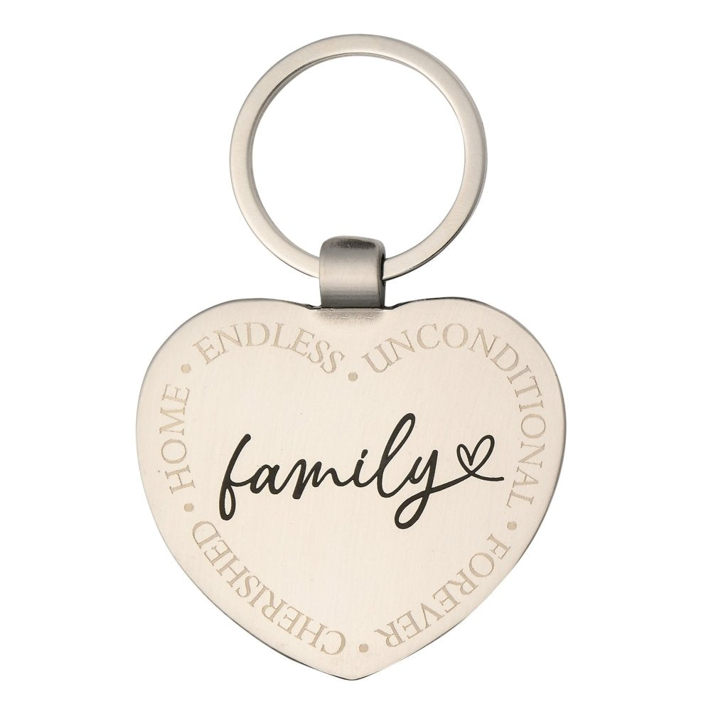 Llavero de Corazón con Amor Familia WIDDOP Imagen principal del producto