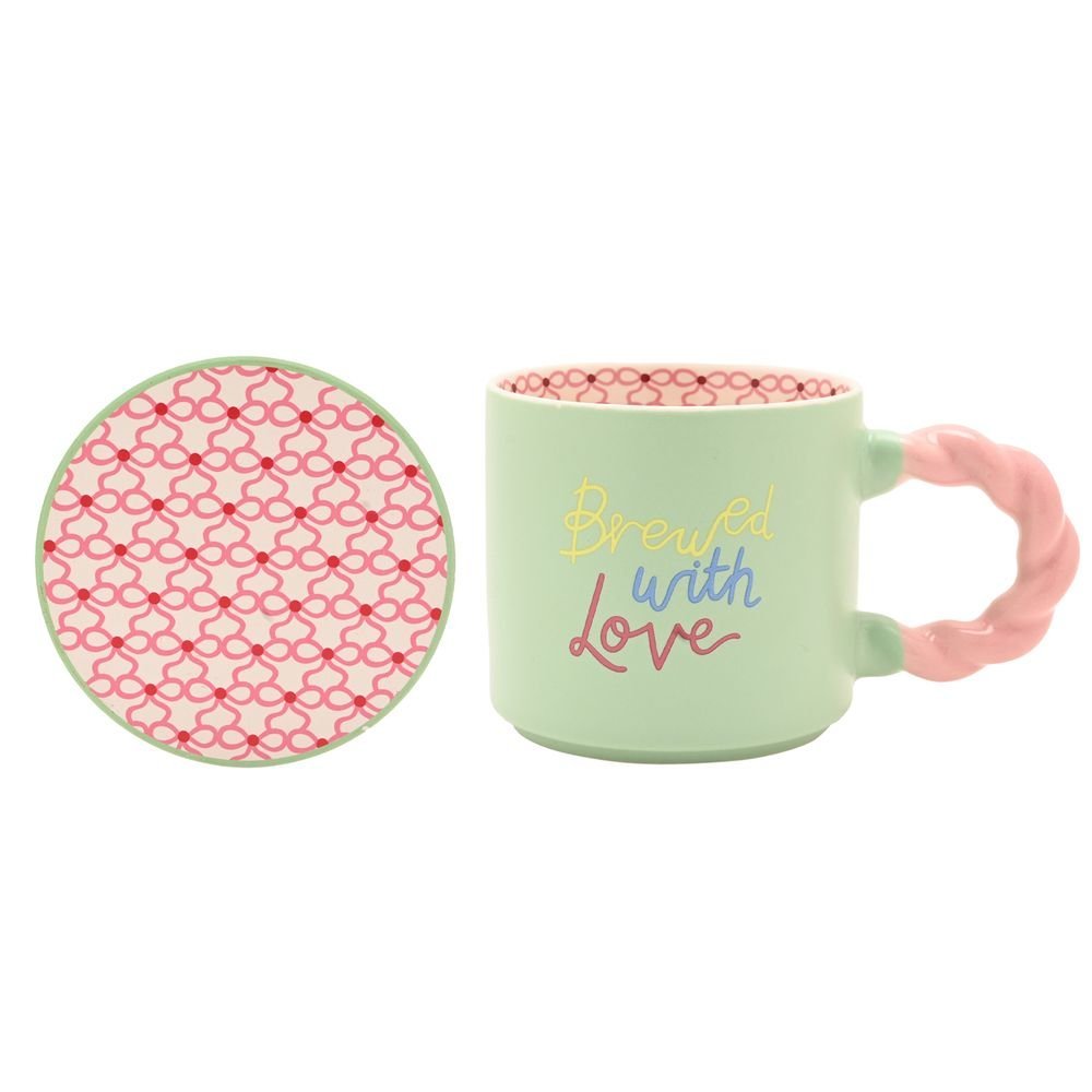 Set Taza y Posavasos Elaborado con Amor WIDDOP Imagen principal del producto