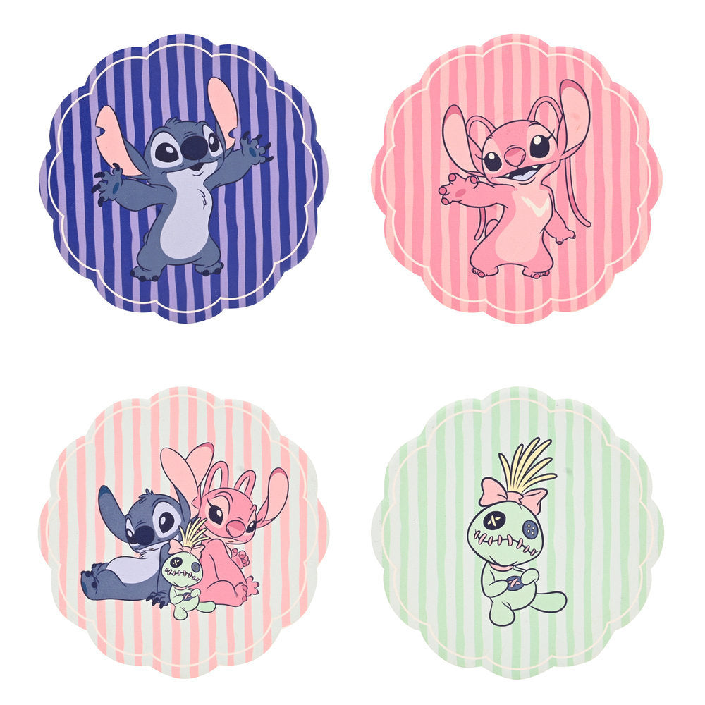 Set 4 Posavasos Cerámica Disney Stitch Widdop Disney