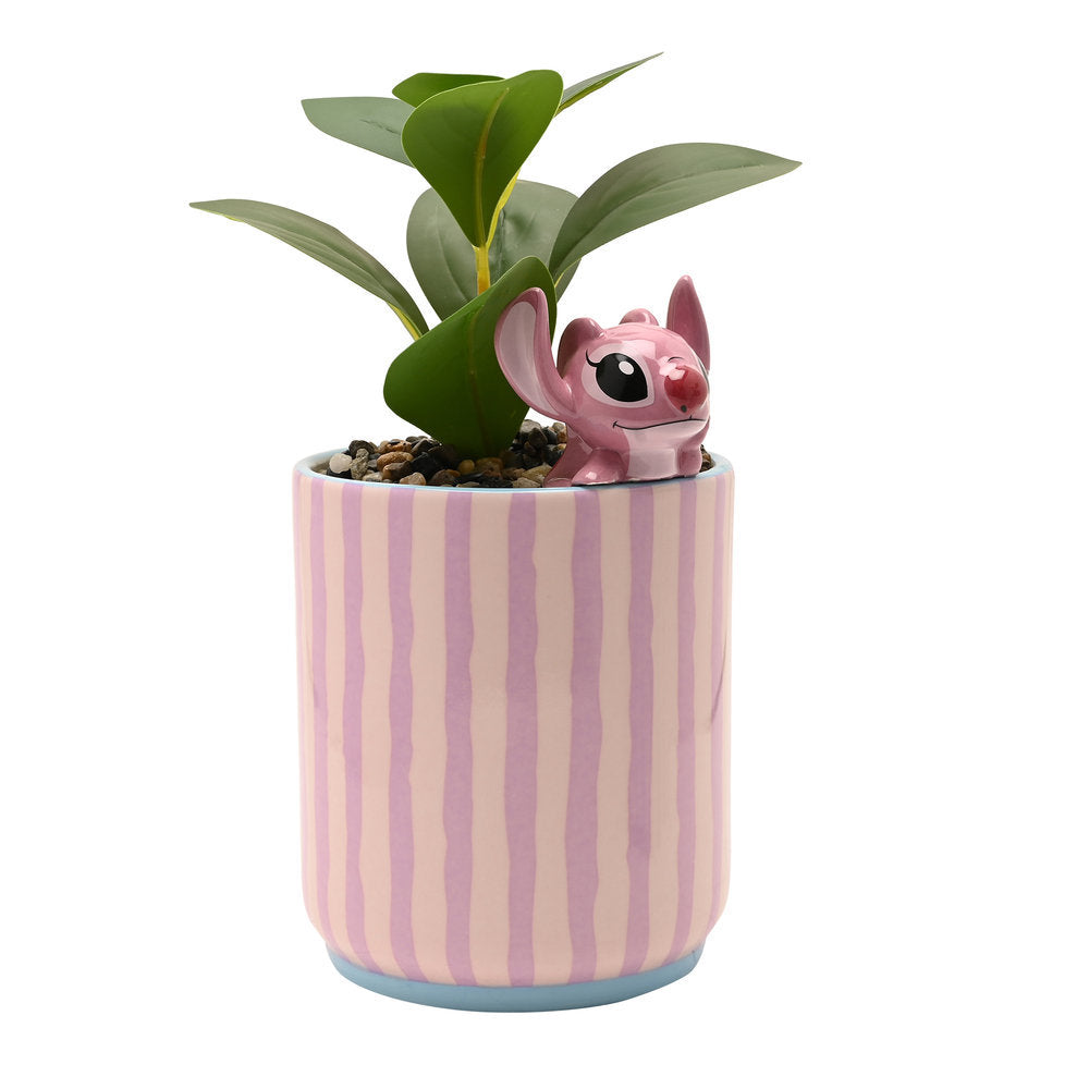 Maceta Disney Angel y Planta Artificial WIDDOP Disney