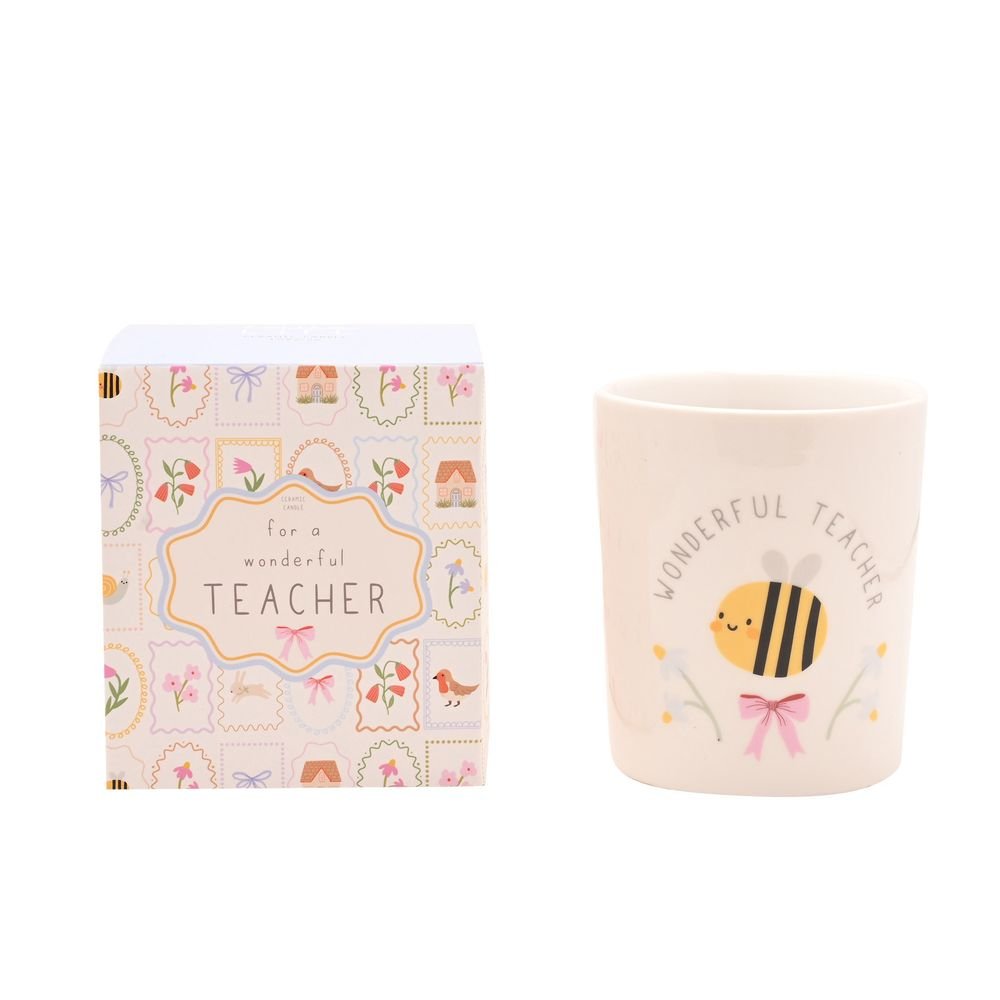Vela Cerámica Teacher Love Life 190 g WIDDOP Imagen principal del producto