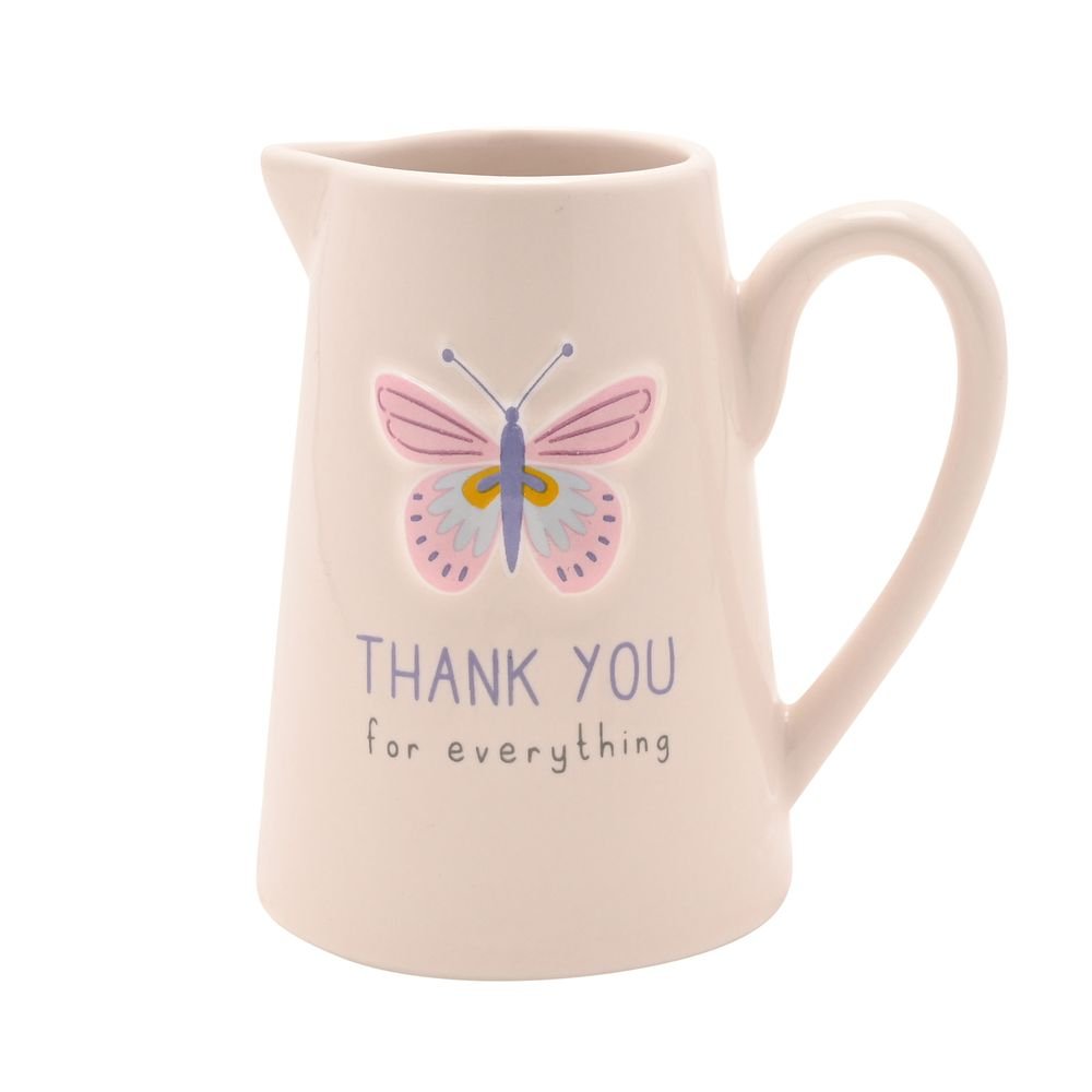 Jarra con Relieve Thank You Love Life Mariposa WIDDOP Imagen principal del producto