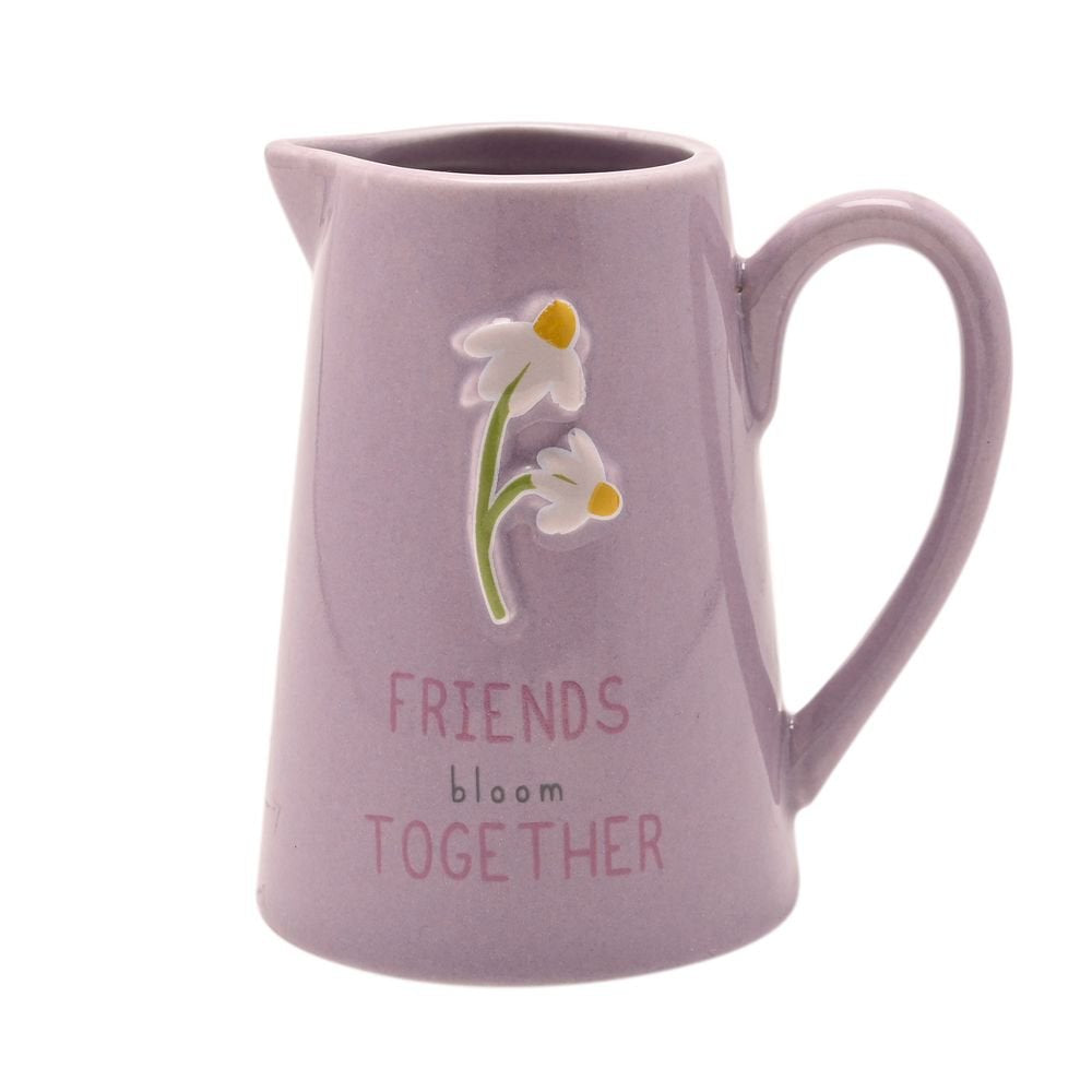 Jarra con Relieve Friends Love Life Flores WIDDOP