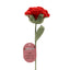 Flor Crochet Rosa Roja 35 cms WIDDOP
