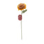 Flor Crochet Girasol 35 cm - Pack 12 unidades