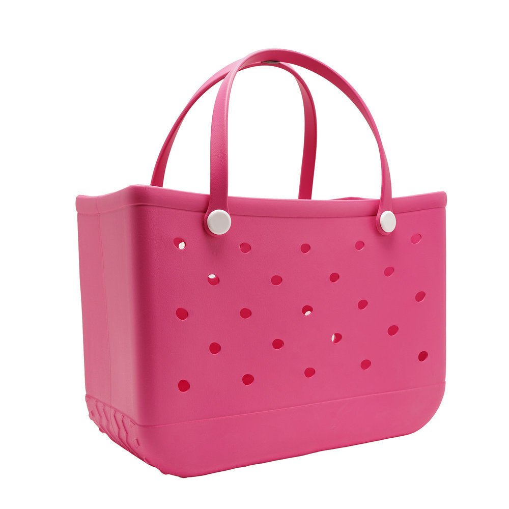 Bolso Shopper Grande Plástico Rosa WIDDOP