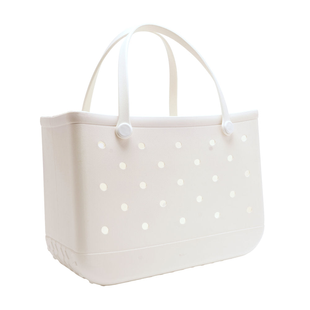 Bolso shopper grande plástico blanco Widdop Imagen principal del producto
