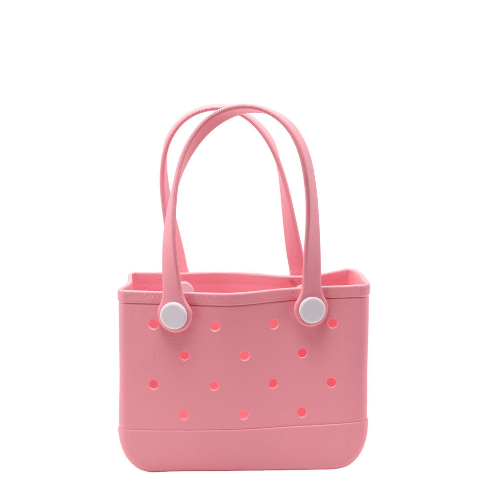 Bolso Shopper Pequeño Plástico Rosa WIDDOP