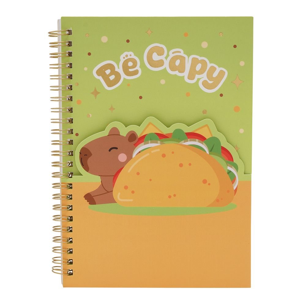 Cuaderno Capibara espiral tapa blanda cuadrado Widdop, 2 ud.