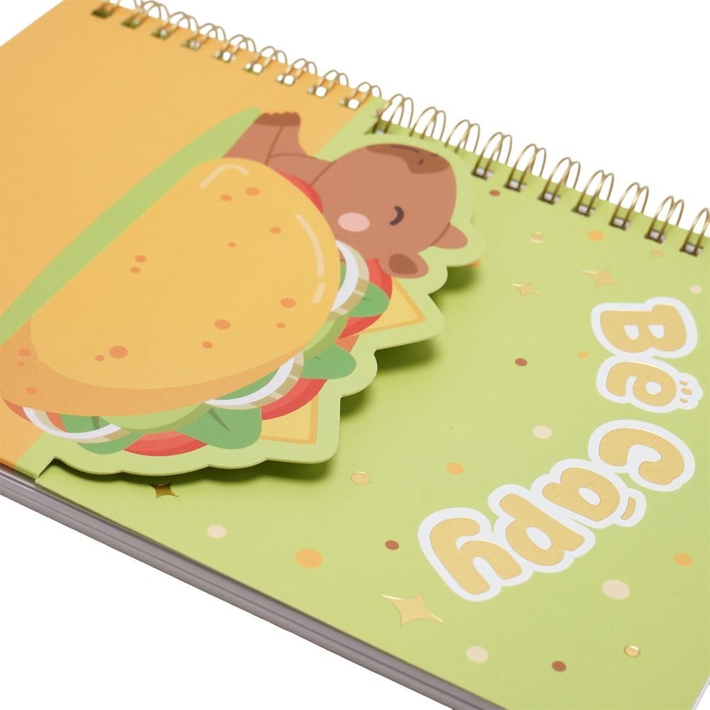 Cuaderno Capibara espiral tapa blanda cuadrado Widdop, 2 ud.