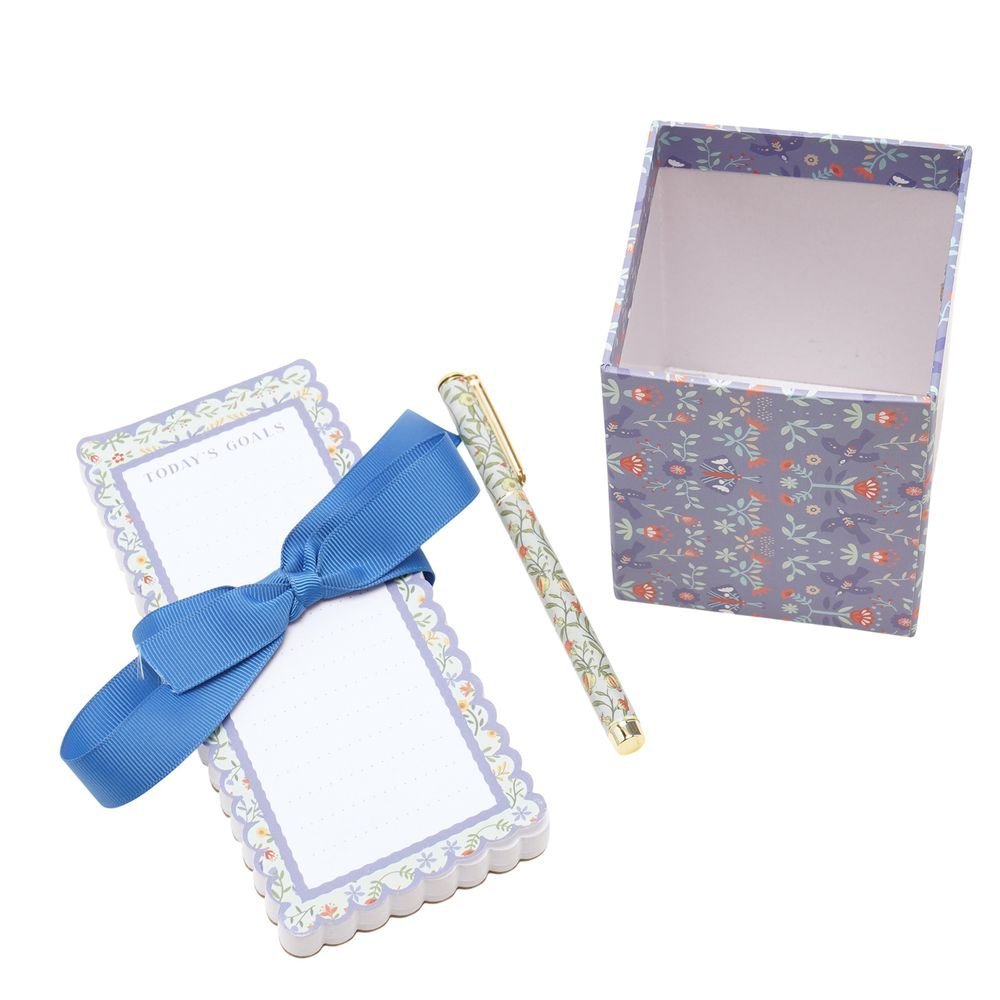Set Regalo Boligrafo y Cuaderno Floral Sophia Lane WIDDOP Imagen principal del producto