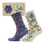 Set 2 pares calcetines florales mujer 35/38 Widdop