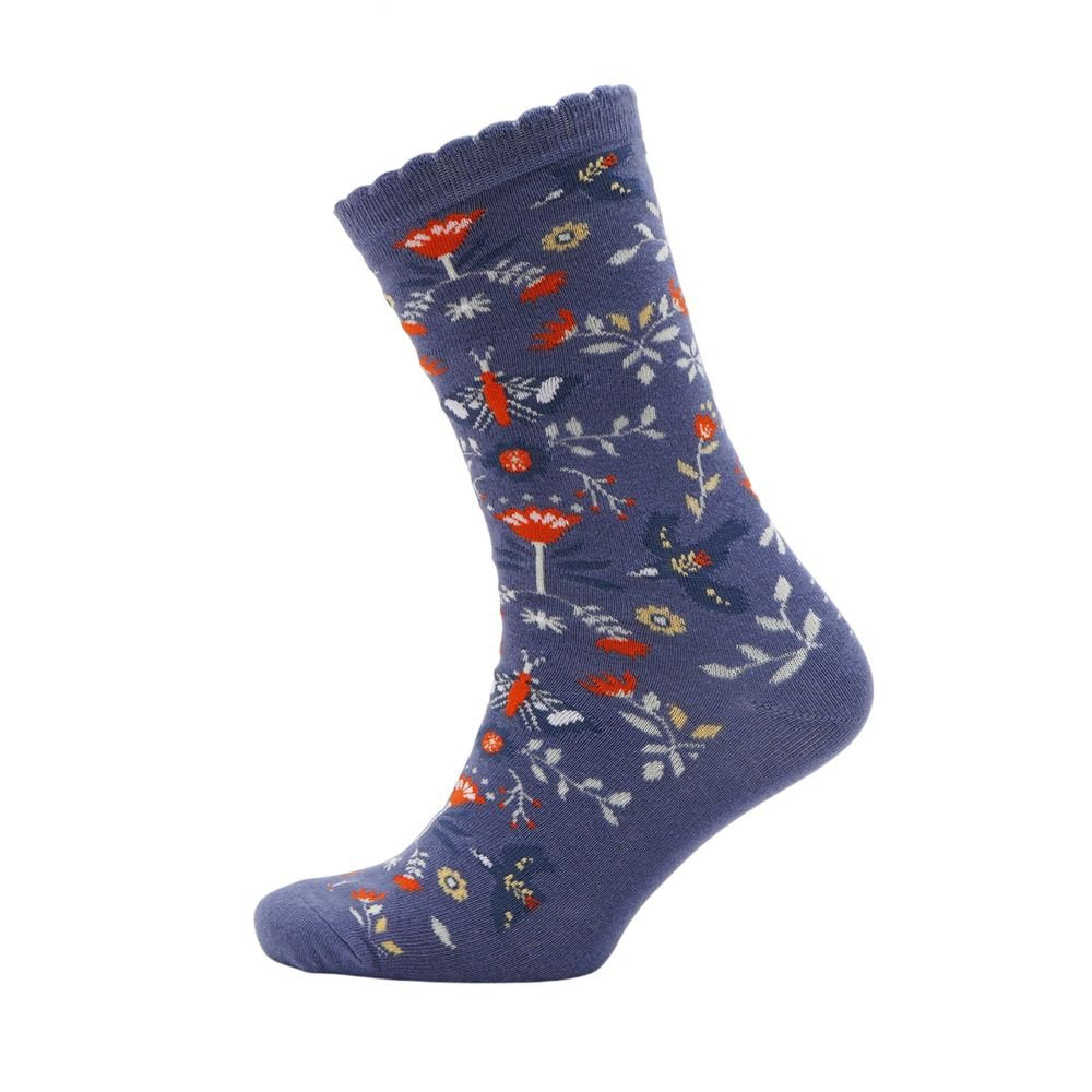 Set 2 pares calcetines florales mujer 35/38 Widdop