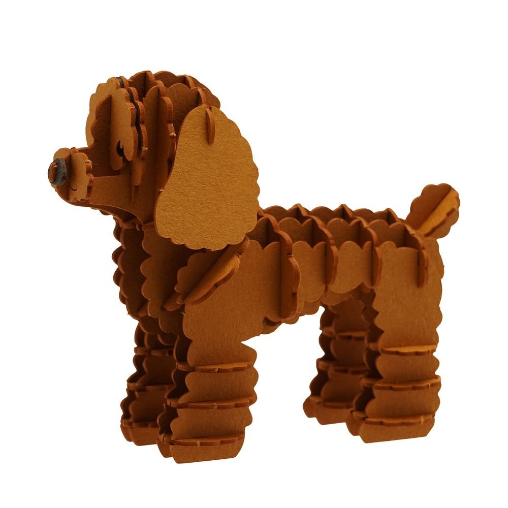 Maqueta de papel 3D perro Cavapoo - Widdop