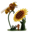 Maqueta de papel 3D Abeja y Girasol - WIDDOP