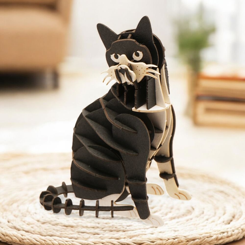 Maqueta de papel 3D Gato - Widdop