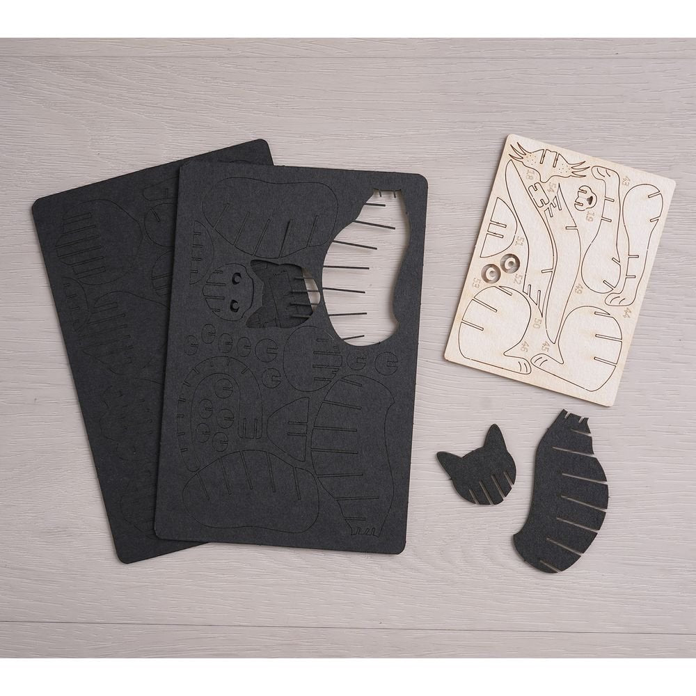 Maqueta de papel 3D Gato - Widdop