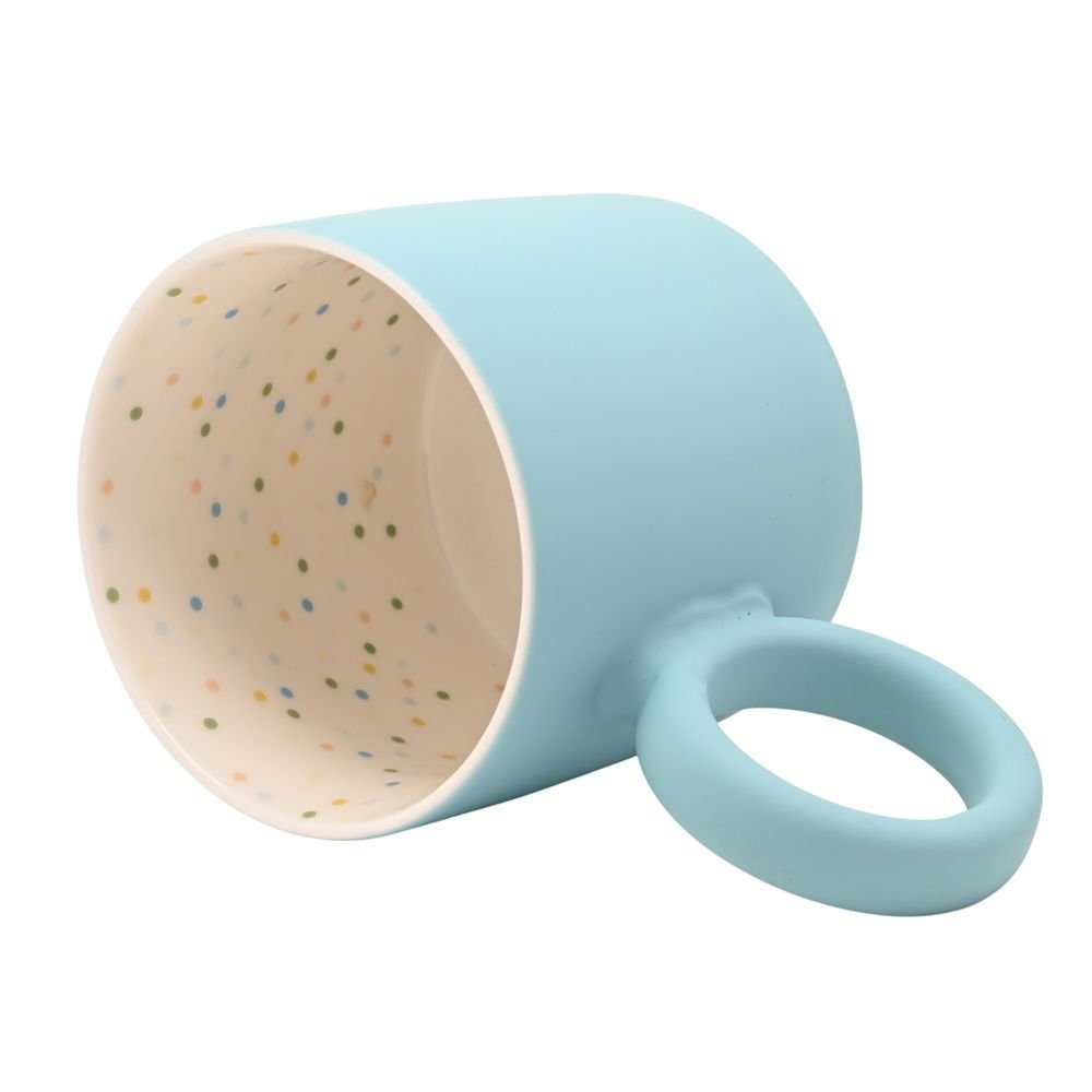 Taza Cerámica Confeti Azul 18 - Widdop
