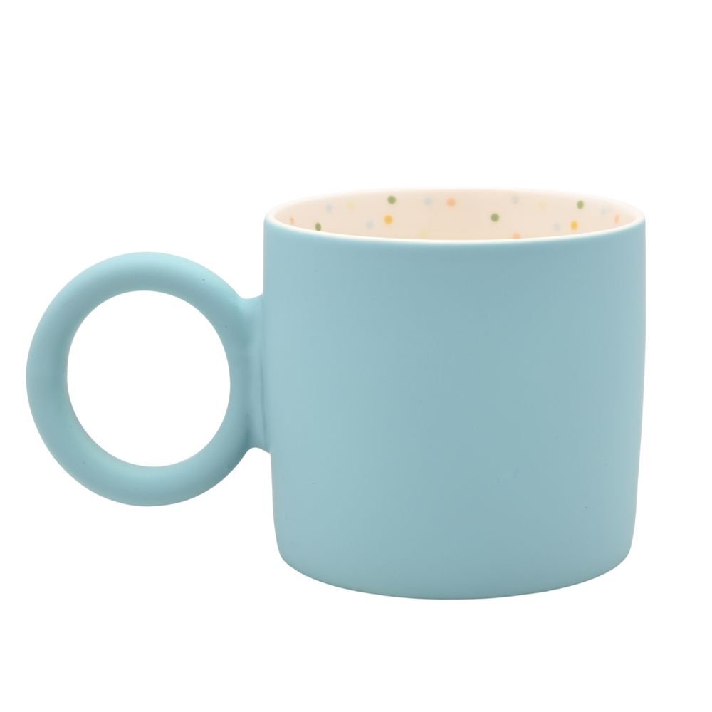 Taza Cerámica Confeti Azul 18 - Widdop