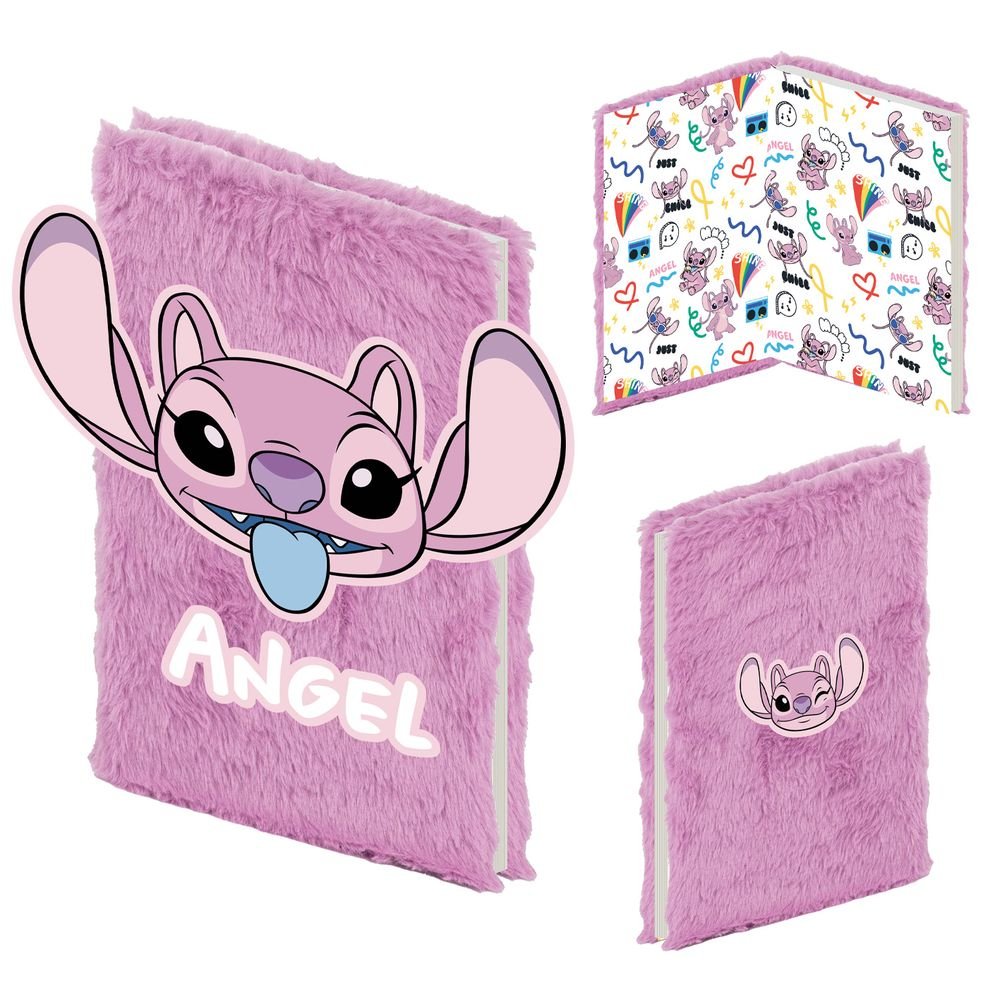 Cuaderno A5 Felpa Disney Stitch Angel Pyramid International Imagen principal del producto