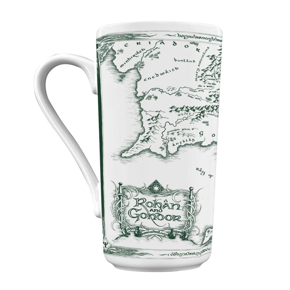 Taza XL El Señor de los Anillos Mapa Blanco 550 ml PYRAMID INTERNATIONAL Imagen principal del producto