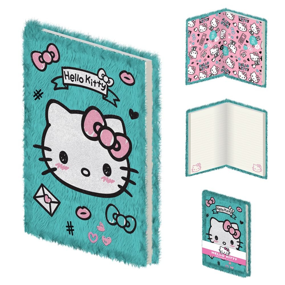 Cuaderno A5 felpa Hello Kitty Insta Cuteness
