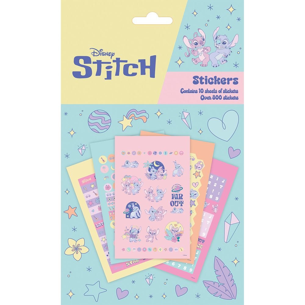 Set Stickers 800 Und Disney Stitch Planetary Pyramid International Imagen principal del producto