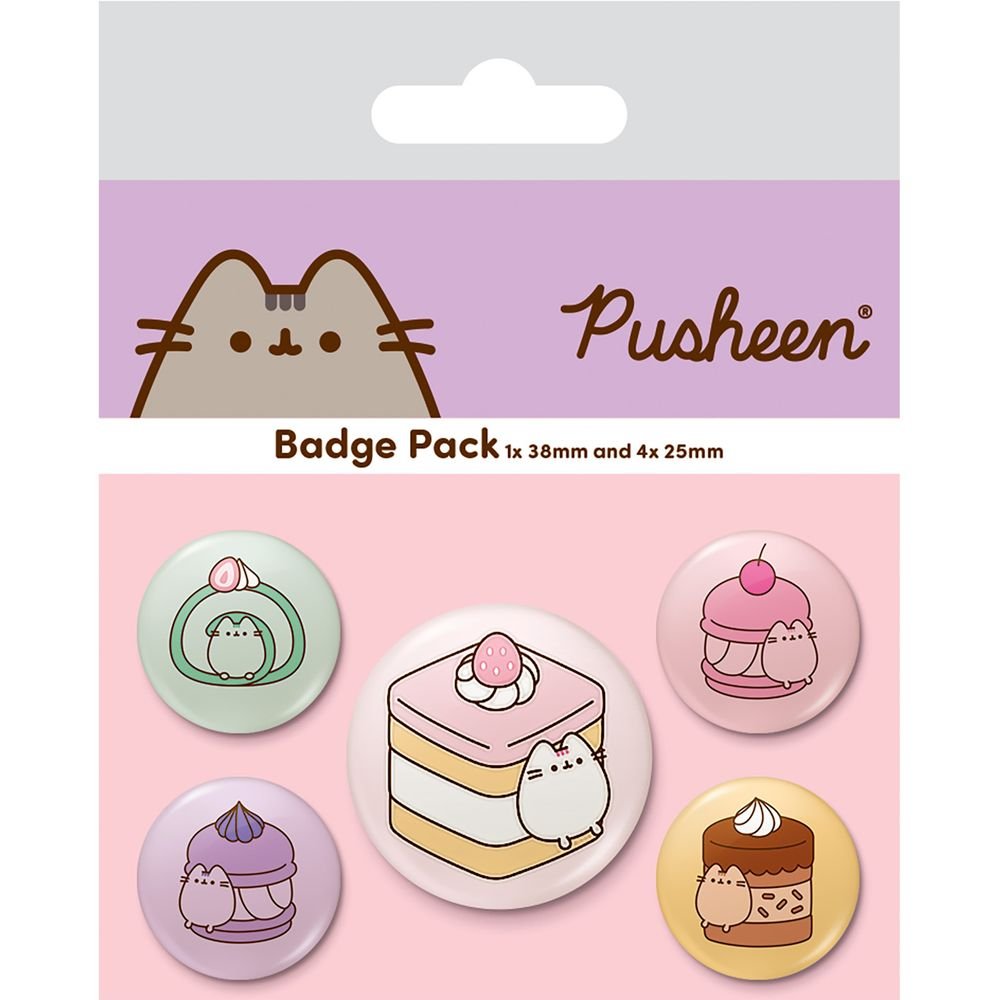 Pack de 5 Pins Pusheen Sweets Pyramid International