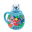 Taza 350ml con bola de nieve Disney Stitch Love