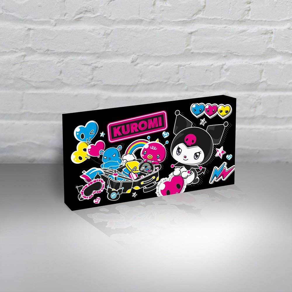 Canvas con luz Kuromi Pyramid Posters