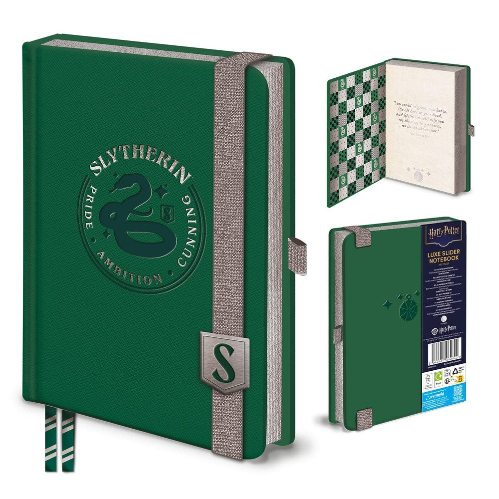 Cuaderno A5 Premium Harry Potter Slytherin