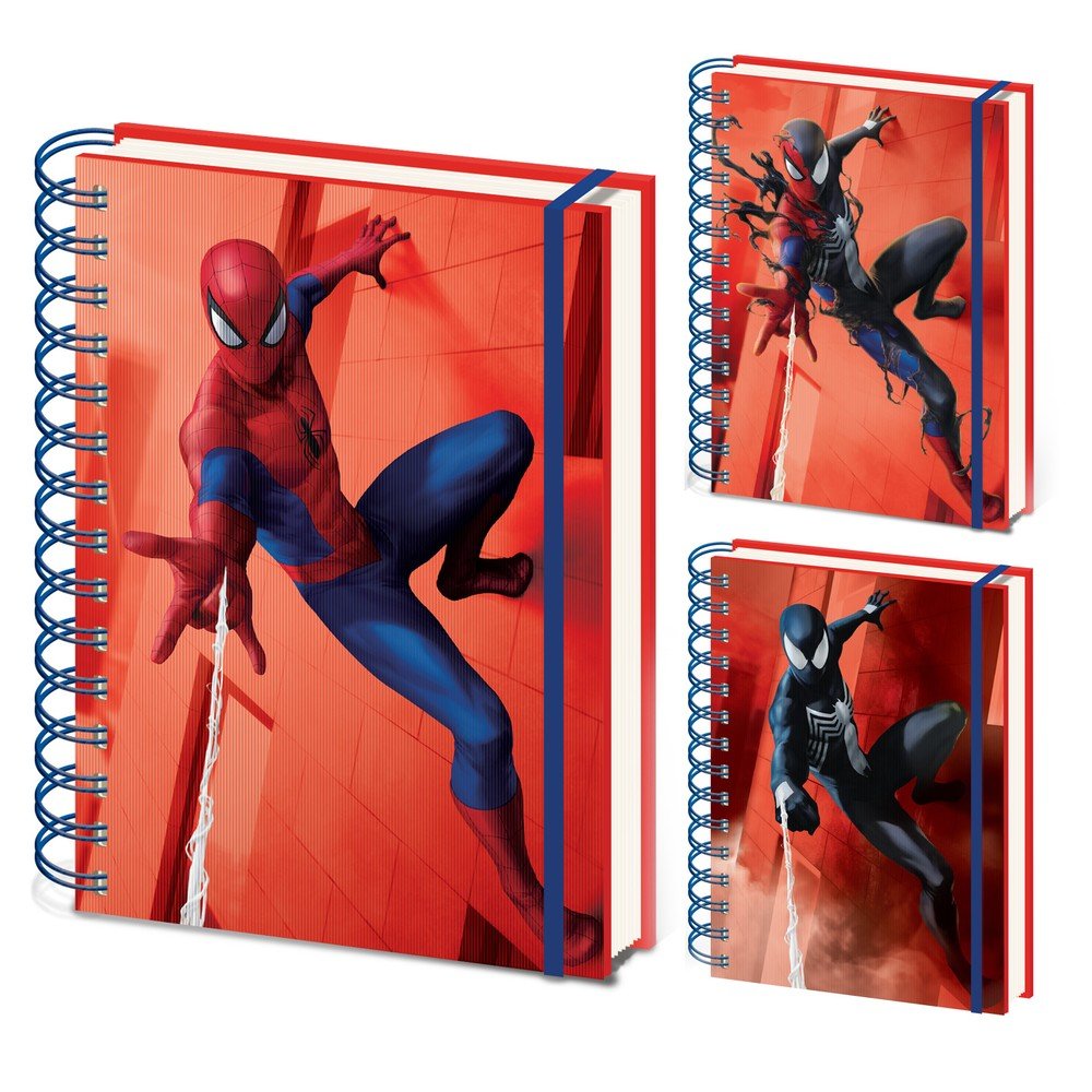 Cuaderno A5 3D Marvel Spiderman