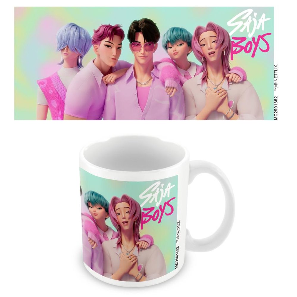 Taza blanca 325 ml K-pop Demon Hunters Saja Boys Pyramid International Imagen principal del producto