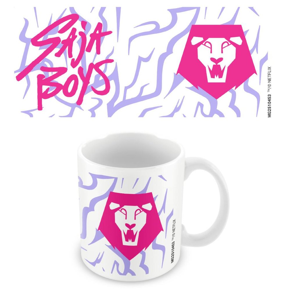 Taza Blanca 325 ML K-pop Demon Hunters Saja Boys Logo Pyramid International Imagen principal del producto