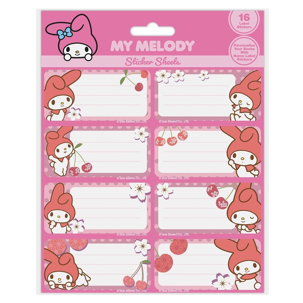 Etiquetas Escolares Cinnamoroll Pyramid International Pack 40