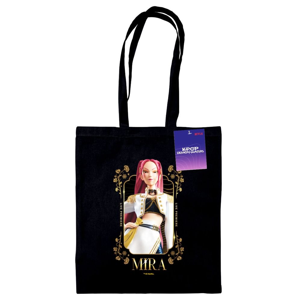 Bolsa de Tela Negra K-pop Demon Golden Mira PYRAMID INTERNATIONAL