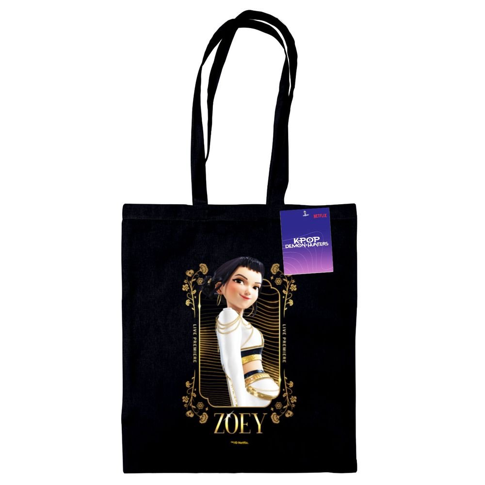 Bolsa de Tela Negra K-pop Demon Golden Zoey Pyramid International