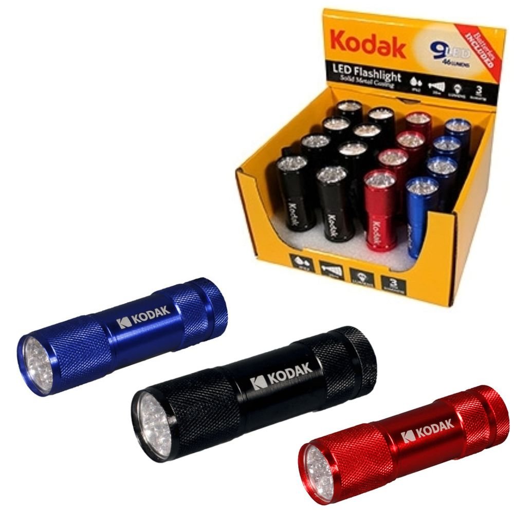 Expositor 16 Linternas Kodak LED Pila Incluida Surtido Vini Trading