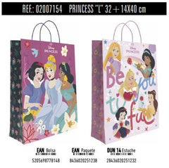 BOLSA REGALO PAPEL PRINCESAS DISNEY 14X32X40 ASA RETORCIDA | ANDINA | ENVASE 24 UDS. UNIDAD | 5205698778148