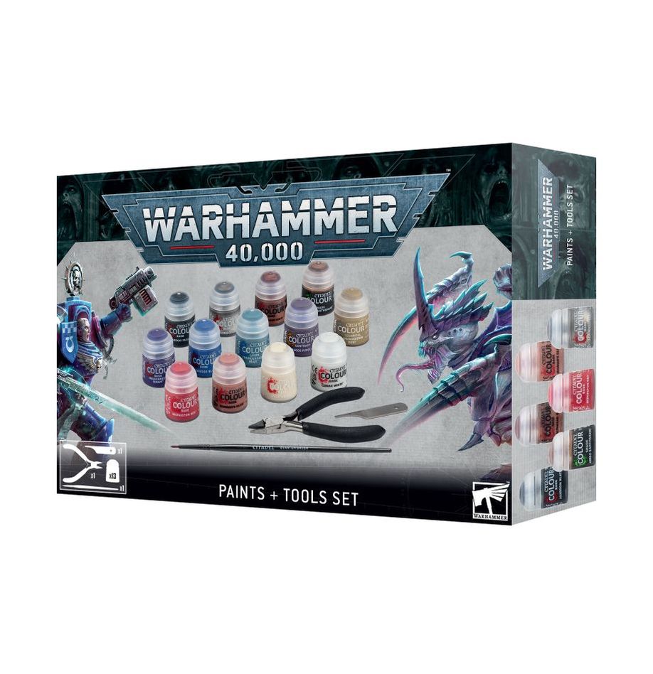 ✅ WARHAMMER 40,000: SET DE PINTURA Y HERRAMIENTAS Imagen principal del producto