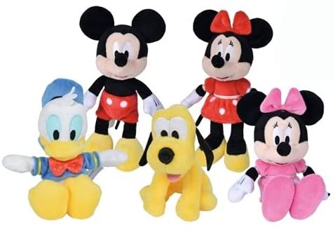 Peluches Disney 20 cm, expositor de 12 unidades surtidas