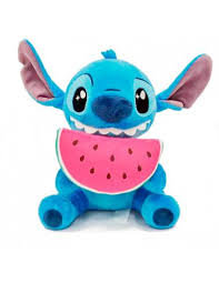 PELUCHE STITCH COMIENDO UNA SANDIA 25CM | PELUCHES DISNEY | 1 UNIDAD | 5400868031331 Imagen principal del producto