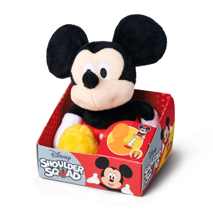 PELUCHE MICKEY MOUSE 12CM PARA LLEVAR EN EL HOMBRO | PELUCHES DISNEY | 1 UNIDAD | 5400868031461 Imagen principal del producto